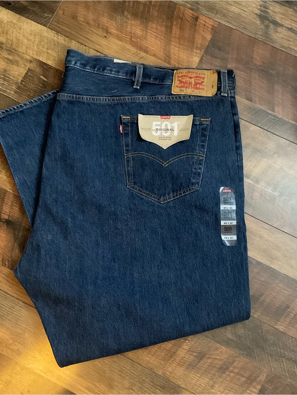 Levi’s 501 Jeans 60 X 32 NWT